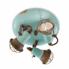 ontwerp plafondspots drie industriële stijl Allison Ferroluce Viadurini