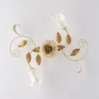 Plafondlamp van ivoorkleurig gelakt ijzer, gemaakt in Italië, voor interieurdecoratie - Marrakech Viadurini