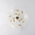 Plafondlamp van ivoorkleurig gelakt ijzer, gemaakt in Italië, voor interieurdecoratie - Marrakech Viadurini