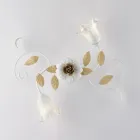 Plafondlamp van ivoorkleurig gelakt ijzer, gemaakt in Italië, voor interieurdecoratie - Marrakech Viadurini