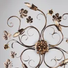 Italiaanse chromen LED-plafondlamp voor moderne ruimtes – Fiore Viadurini