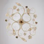 Italiaanse chromen LED-plafondlamp voor moderne ruimtes – Fiore Viadurini