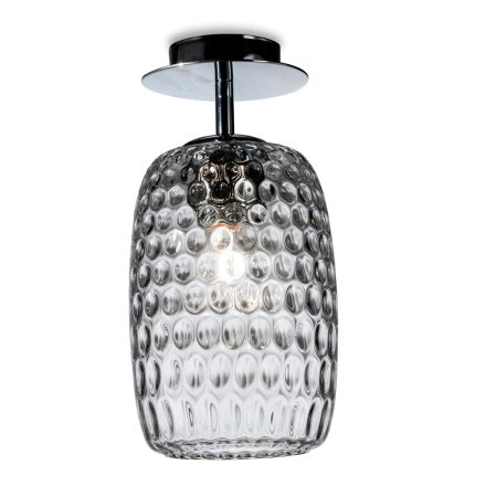 Venetiaanse glazen plafondlamp met diverse afwerkingen, gemaakt in Italië - Sibilla Viadurini