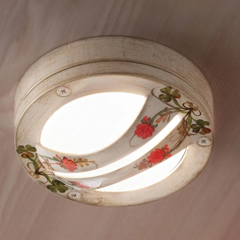 Plafond- of wandlamp voor buiten in handbeschilderd aluminium - Brindisi Viadurini