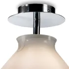 Kleine plafondlamp in diverse Venetiaanse glasafwerkingen, gemaakt in Italië - Iride Viadurini