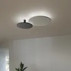 Plafondlamp van metaal in verschillende afwerkingen en maten - Lumi Viadurini