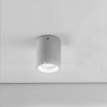 Ronde plafondlamp buitenkant gips / cement Nadir 10 Aldo Bernardi