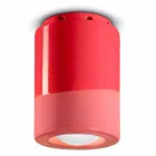 Vintage plafondlamp in keramiek gemaakt in Italië - Ferroluce Pi Viadurini