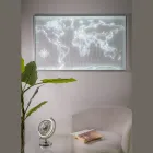 Amaris verlichte wandplanisfeer, gemaakt van plexiglas, vervaardigd in Italië. Viadurini