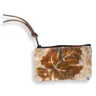 Artistieke handgedrukte clutch, uniek stuk katoen, 2 stuks - Viadurini van Marchi Viadurini