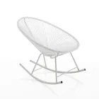 Schommelstoel voor binnen en buiten van metaal - Elio Viadurini