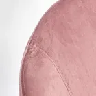 Gestoffeerde schommelfauteuil met fluweeleffect Scandinavisch design - Pippy Viadurini