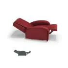 2-motorige liftstoel met shiatsu-massage gemaakt in Bria, Italië Viadurini