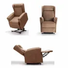 Lift Relax Fauteuil met beweging op wielen met 2 motoren - Juliette Viadurini
