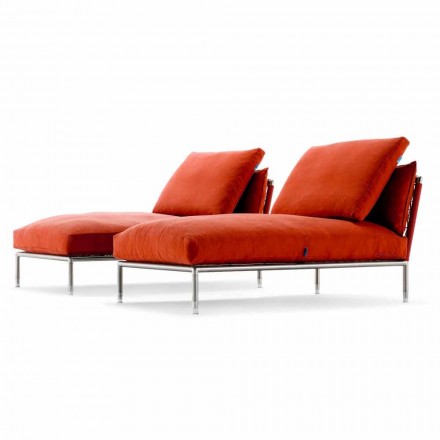 Moderne design chaise longue fauteuil voor tuin Made in Italy - Ontario1 Viadurini
