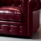 Klassieke fauteuil met uivormige poten in beukenhout Made in Italy - Spassoso Viadurini