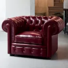 Klassieke fauteuil met uivormige poten in beukenhout Made in Italy - Spassoso Viadurini