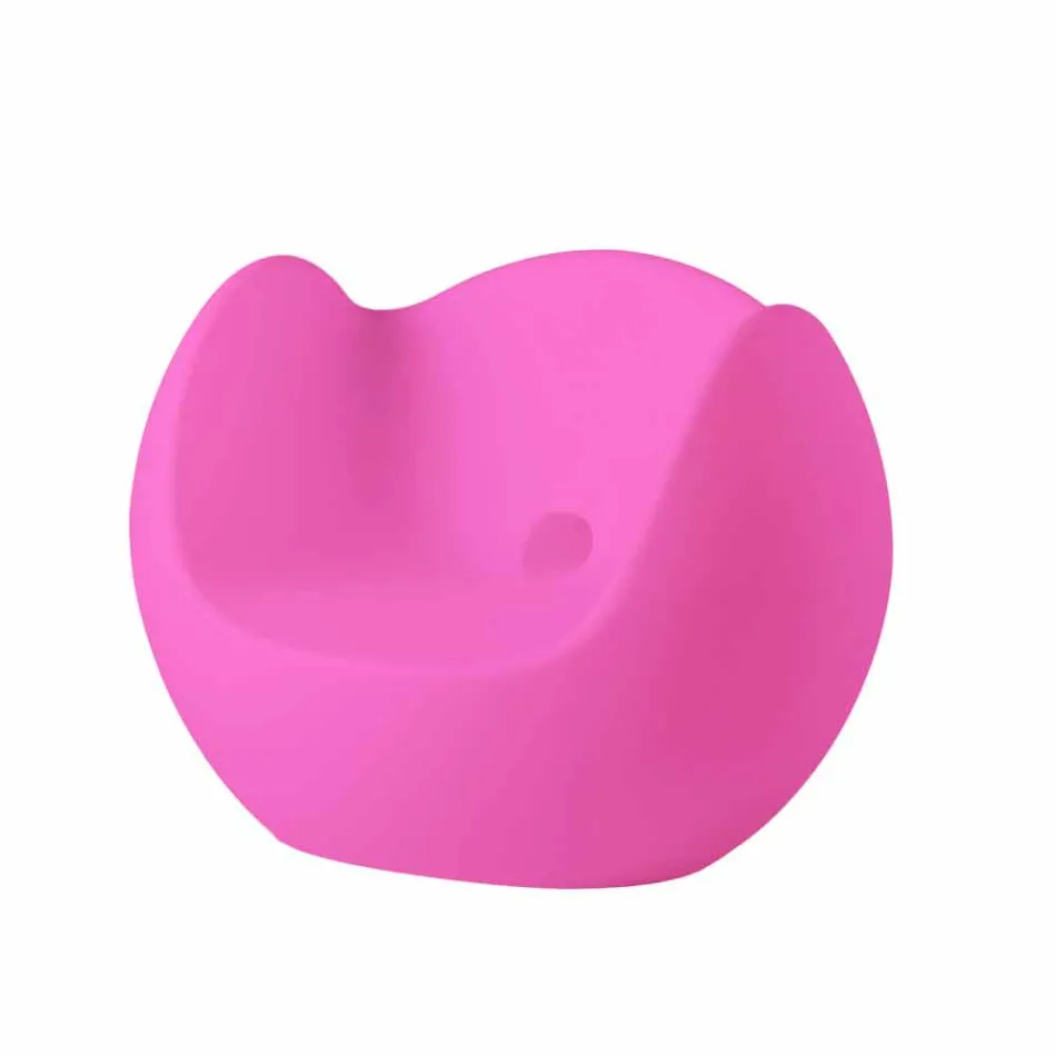 Schommelstoel Ronde heldere dia Blos gemaakt in Italië Viadurini