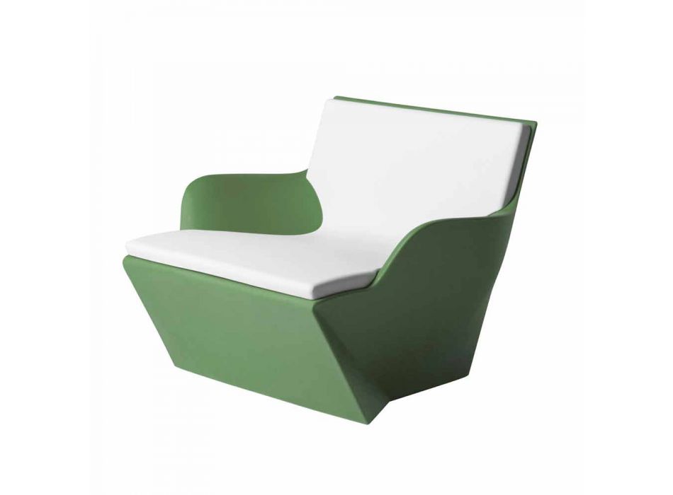 Fauteuil met armleuningen Slide Kami Modern ontwerp gemaakt in Italië Viadurini