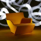 Fauteuil met armleuningen Slide Kami Modern ontwerp gemaakt in Italië Viadurini