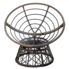 Fauteuil met aluminium frame bekleed met polyrattan en salontafel - Puntina Viadurini