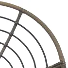 Fauteuil met aluminium frame bekleed met polyrattan en salontafel - Puntina Viadurini