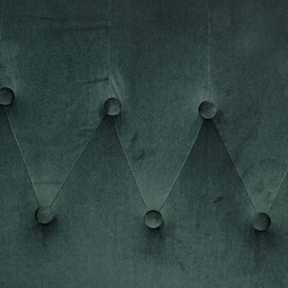 Fauteuil met verstelbare structuur in verchroomd staal en fluweel - Giulia Viadurini