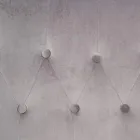 Fauteuil met verstelbare structuur in verchroomd staal en fluweel - Giulia Viadurini