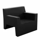 Jut by Vondom design outdoor fauteuil in polyethyleenhars Viadurini