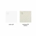 Gestoffeerde buitenfauteuil van wit en modern design - Samurai van Myyour Viadurini