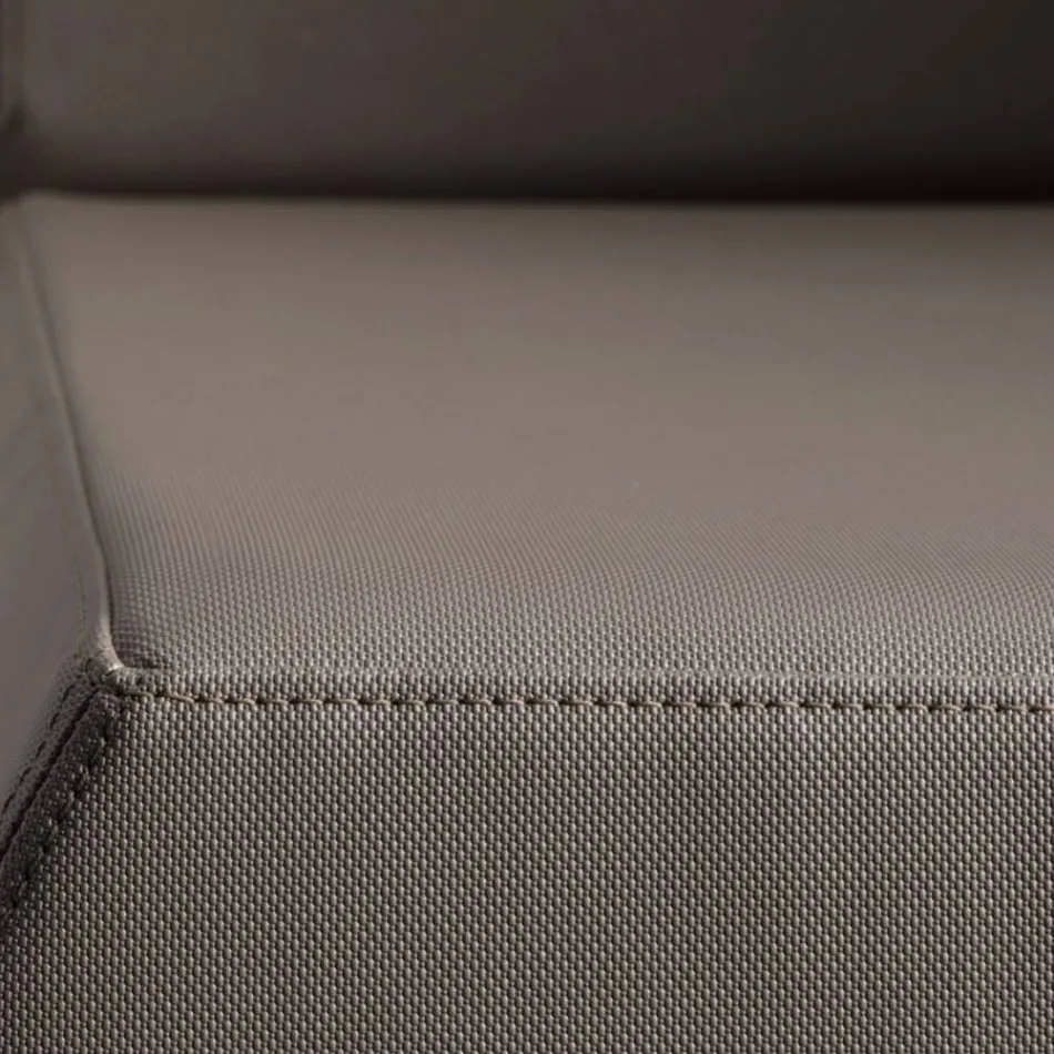 Buitenfauteuil in polyethyleen met kussen Made in Italy - Chiabotto Viadurini