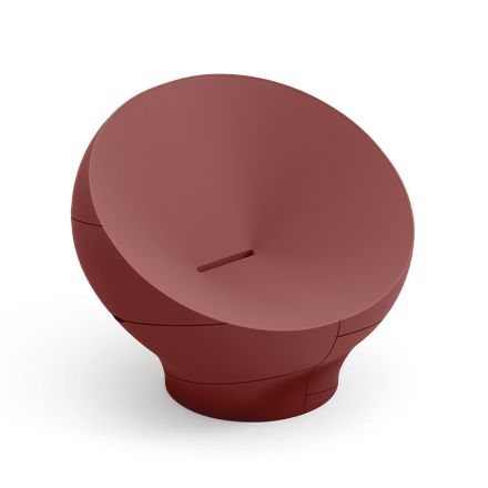 Buitenfauteuil van polyethyleen, verkrijgbaar in diverse kleuren - inclusief handdoek Viadurini