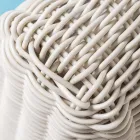 Buitenfauteuil van geweven polyrotan - Charlie Viadurini