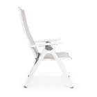 Liggende buitenfauteuil met aluminium structuur, Homemotion - Ursula Viadurini