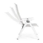 Liggende buitenfauteuil met aluminium structuur, Homemotion - Ursula Viadurini
