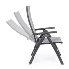Liggende buitenfauteuil met aluminium structuur, Homemotion - Ursula Viadurini