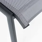 Liggende buitenfauteuil met aluminium structuur, Homemotion - Ursula Viadurini