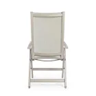 Liggende buitenfauteuil met aluminium structuur, Homemotion - Ursula Viadurini