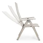 Liggende buitenfauteuil met aluminium structuur, Homemotion - Ursula Viadurini
