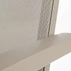 Liggende buitenfauteuil met aluminium structuur, Homemotion - Ursula Viadurini