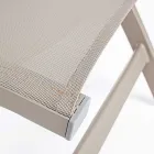 Liggende buitenfauteuil met aluminium structuur, Homemotion - Ursula Viadurini