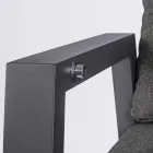 Liggende buitenfauteuil in stof en aluminium, 2 stuks - Nathy Viadurini