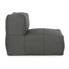 Buitenfauteuil bekleed met verwijderbare stof, Homemotion - Lydia Viadurini