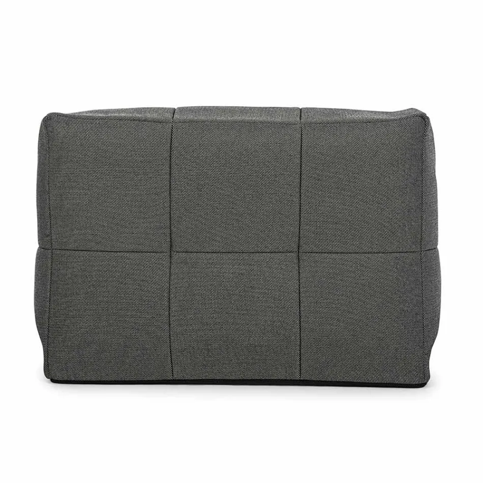 Buitenfauteuil bekleed met verwijderbare stof, Homemotion - Lydia Viadurini