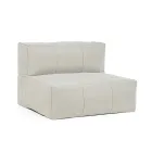 Buitenfauteuil bekleed met verwijderbare stof, Homemotion - Lydia Viadurini