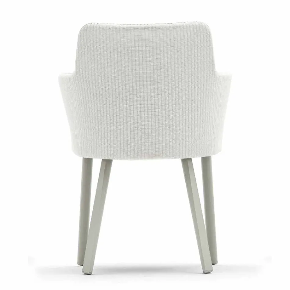 Design Varaschin Emma outdoorzetel in aluminium en stof Viadurini