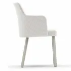 Design Varaschin Emma outdoorzetel in aluminium en stof Viadurini