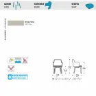 Design Varaschin Emma outdoorzetel in aluminium en stof Viadurini