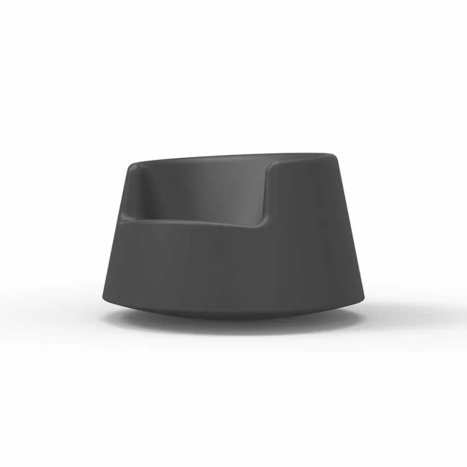 Modern design tuinzetel Roulette Vondom in polyethyleen Viadurini