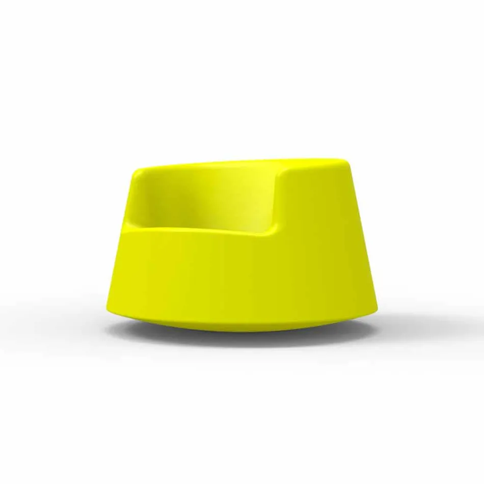 Modern design tuinzetel Roulette Vondom in polyethyleen Viadurini